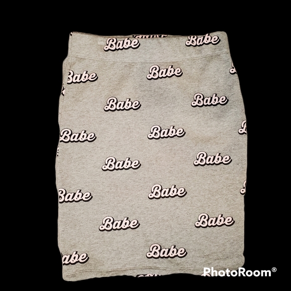 Forever 21 Babe Skirt, Gray, Medium - Picture 3 of 8